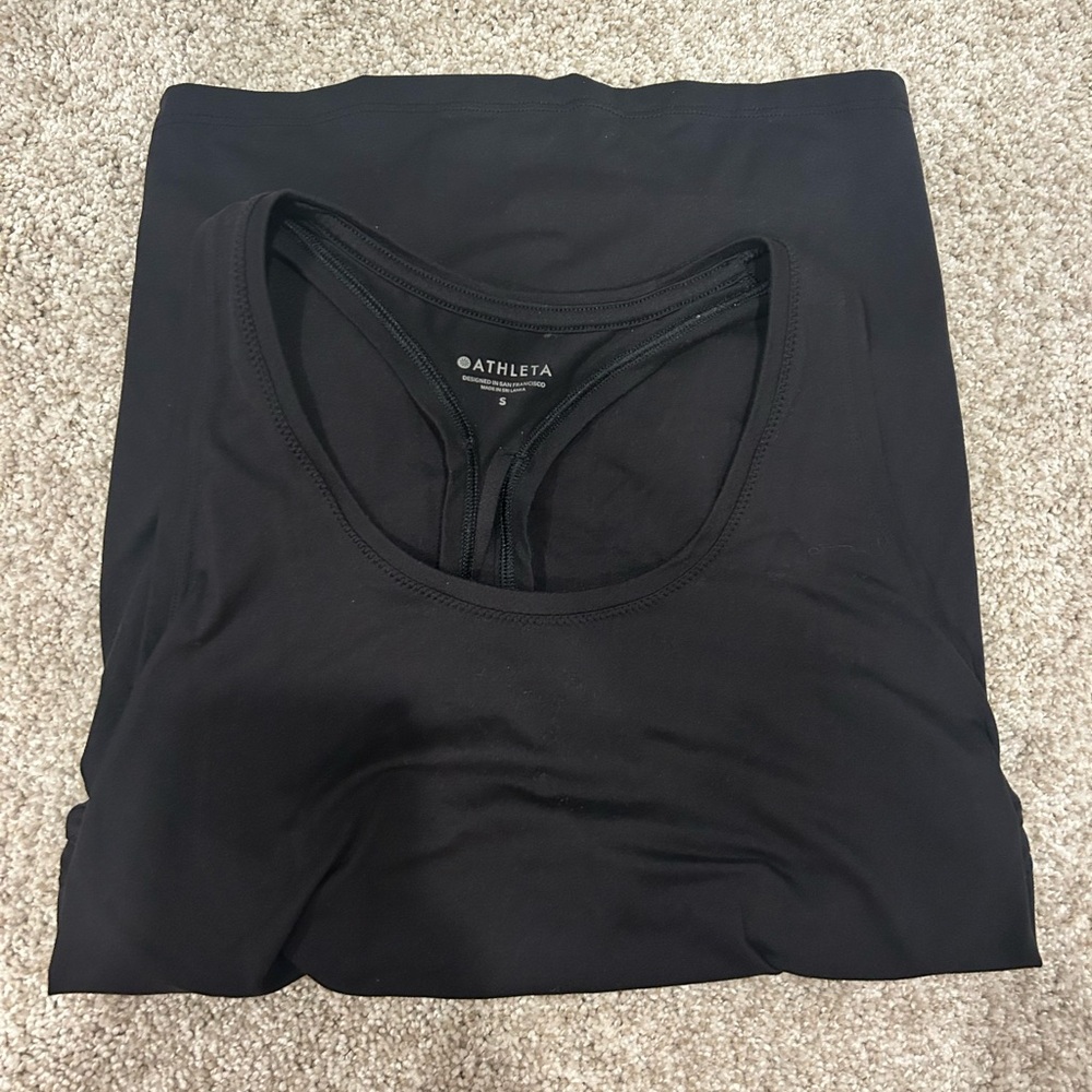 Black athleta tank top